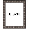 PosterPalooza | Photo Size Deco Black Picture Frame - UV Acrylic, Foam Board Backing, Hanging Hardware - 2 of 4
