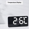 WhizMax 8" Led Digital Wall Clock with with Temperature Date, Green Light - 3 of 4