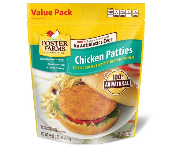 Foster Farms Chicken Breast Patties - 28oz