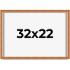 PosterPalooza | Classic Brown Picture Frame - UV Acrylic, Backing Board, Hanging Hardware Included - 2 of 4