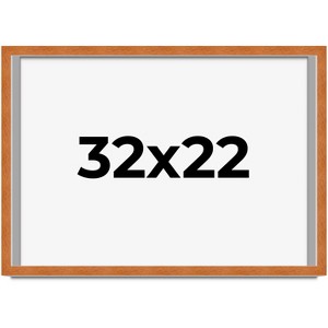 PosterPalooza | Modernist Brown Picture Frame - UV Acrylic, Backing Board, Hanging Hardware Included - 1 of 4