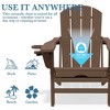 Hyleory 3-Level Adjustable Patio Accent Chair with Retractable Ottoman, Cup & Phone Holders - 4 of 4