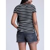 Women's Square Neck Rib Knit Short Sleeve Top | Motherhood Maternity - 2 of 4