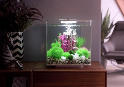 Purple and Pink Ceramic Resin Aquarium Flower Ball