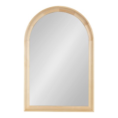 Natural Wood Arched Wall Mirror 20 x 30