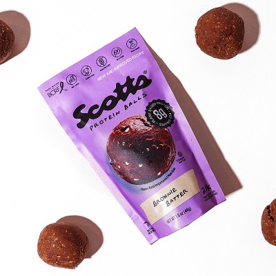 Scott's Brownie Batter Plant-Based Protein Balls - 1.4oz