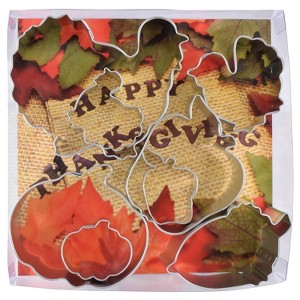 R&M International Thanksgiving 8 Piece Cookie Cutter Set - 1 of 3