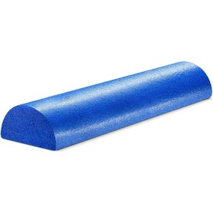 Half Round Foam Roller, PE Massage Roll for Yoga Poses, Stretching, Physical Therapy, Balance & Stability Exercises - 1 of 4