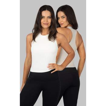 Yogalicious Womens Carrie Seamless High Neck Racerback Tank - 2 Pack :  Target