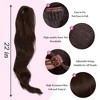 Alilang Long Drawstring Ponytail Hair Extension Wave 22 Inch Synthetic Fake Layered Pony Tail Hairpieces for Women - 4 of 4