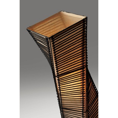 Stix Floor Lantern Black - Adesso: Twisting Cane Stick Design, ETL Listed, No Assembly Required, 5 of 6