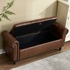 NicBex 5.12" Fabric Storage Ottoman Bench, Upholstered Button Tufted Ottoman with Storage for Living Room,Bedroom End of Bed Bench - 3 of 4