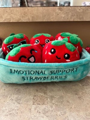 WHAT DO YOU MEME? Emotional Support Strawberries - Strawberry Plush Toys by  Emotional Support Plushies, Stuffed Animals & Plush -  Canada