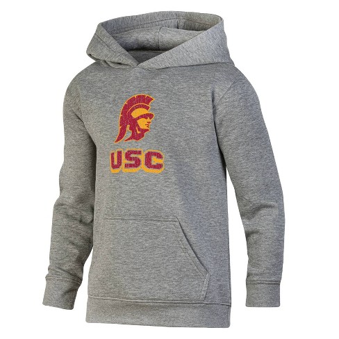 USC Trojans NCAA Grey Champion Pullover store Sweatshirt Hoodie Size 2XL New Authentic