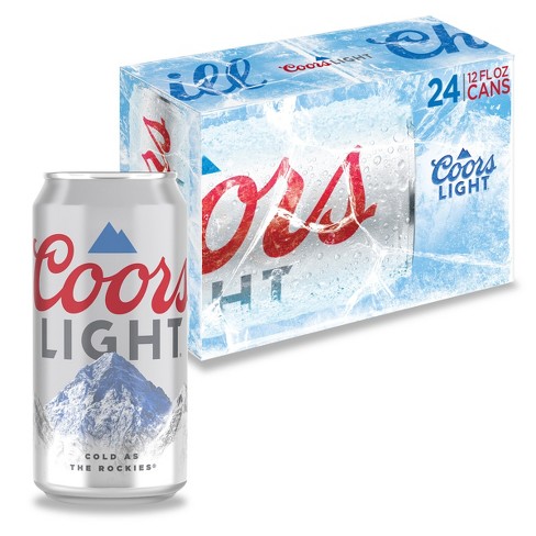 Coors Light Beer 24pk/12 Oz Cans : Target
