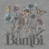 Women's Bambi Floral Sketch Racerback Tank Top - 2 of 4