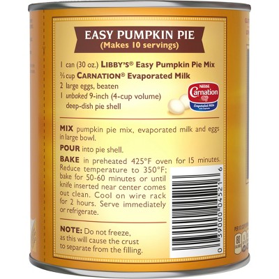 Libby's Easy Pumpkin Pie Mix - 30oz