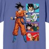 Dragon Ball Super Goku Character Panels Men's Black T-shirt - 2 of 3
