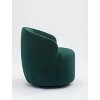 CAVINAS Teddy Fabric Arm Chair with Wood Frame,Plush Cushion,Accent Chair for Living Room,Bedroom - 2 of 4