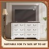 GALAXHERO 51.97'' Wide 6-Drawer Chest with Metal Handles, TV Stand for 60 Inch TV, Farmhouse Wood Dresser,Storage Unit for Bedroom & Hallway - 2 of 4
