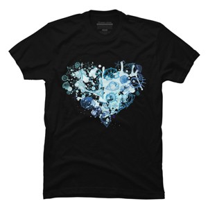 Men's Design By Humans Sea. Heart of the shells. By Katyau T-Shirt - 1 of 4