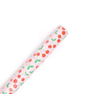 Pretty Pink Wrapping Paper Gift Wrap Cute Strawberry Girls' Birthday  Present