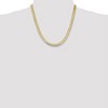 Black Bow Jewelry 5.5mm, 14k Yellow Gold, Solid Herringbone Chain Necklace - 2 of 4