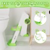 Potty Training Seat with Ladder for Kids – Soft PU Padded Toilet Training Seats, Foldable Toddler Step Stool with Non-Slip Design - 2 of 4