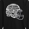 Boys' - Instant Message - Football Helmet Phrases Long Sleeve Graphic T-Shirt - 2 of 4