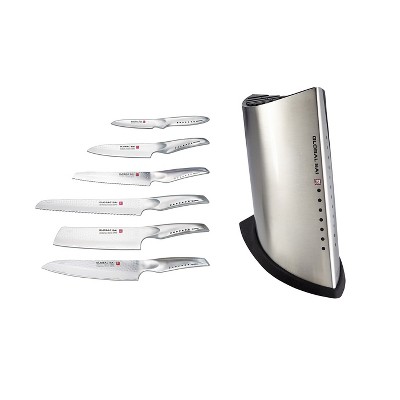 Global SAI 7 Piece Knife Block Set