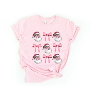 Simply Sage Market Women's Coquette Santa Chart Short Sleeve Graphic Tee - 1 of 4