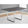 Monarch Specialties Dining Table 60Inch Rectangular Kitchen Dining Room Laminate White Contemporary Modern - 2 of 4