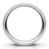 Pompeii3 10k White Gold Plain High Polish Comfort Fit 6mm Wedding Band - 2 of 4