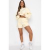 Mocamel Solid loose versatile casual round-neck sweatshirt and shorts set - 3 of 4