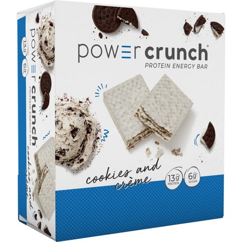 Quest bar cookies and cream nutrition label