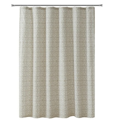 LunaLulinlk 15 Piece Shower Curtain Set,,Beige
