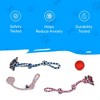 Pacific Pups Products Large Dog Toy Set 4 Pack - Tug Toys & Ball for Large Dogs - 4 of 4