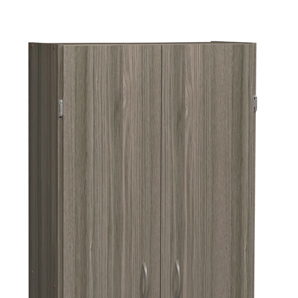 Armario de despensa con estantes ajustables para cocina, color gris 5