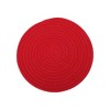 Unique Bargains Trivet Round Rope Woven Mat Cotton Non-woven Fabric 8.66"x8.66"x0.31" - 3 of 3