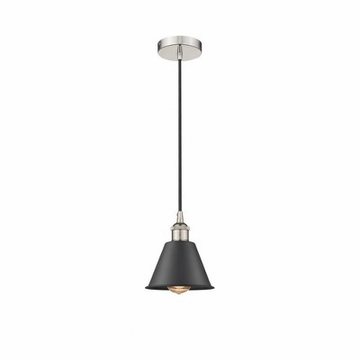 Smithfield - 1 Light Cord Hung Mini Pendant In Industrial Style-8.25 Inches Tall and 6.5 Inches Wide