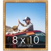 PosterPalooza | 8x10 Thin Bamboo Picture Frame, UV Acrylic, 2 Finishes - Gold and Brown - 2 of 4