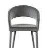 Best Master Furniture,Jacques Velvet Dining Chairs (Set of 2) - 2 of 3
