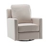 Swivel Glider Club Chair - WOVENBYRD - 2 of 4