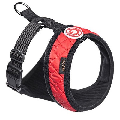 Gooby Fashion Vest Harness for Broad Chested Dogs, Red, Medium