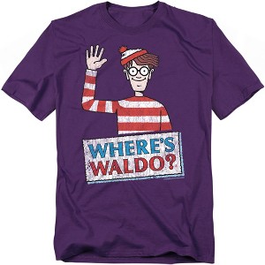 Wheres Waldo Waldo Wave Adult T-Shirt - 1 of 4