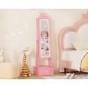 Garvee Kids Jewelry Armoire Cabinet with Full-Length Mirror,46"Jewelry Armoire with 3 Storage Drawers,Kids Vanity Dress Up Mirror Jewelry Cabinet - 2 of 4