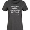 Women's - Instant Message - Winter Graphic T-shirt Dress - 2 of 4