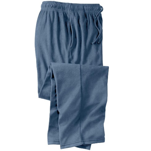 Kingsize Men's Big & Tall Lightweight Cotton Jersey Pajama Pants - Big -  8xl, Slate Blue Gray : Target