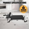Nordic Curl Machine,Adjustable Hamstring Curl Bench with Wheels Nordic Bench for Home Gym - 4 of 4