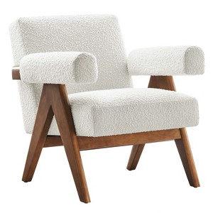 Modway Lyra Boucle Fabric Armchair - 1 of 4